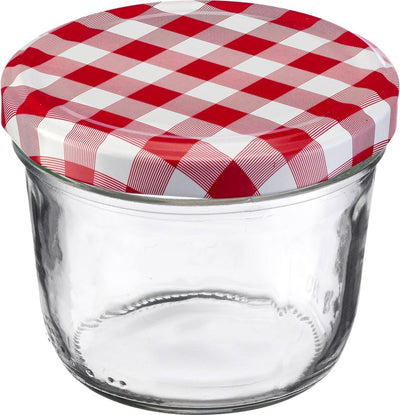 Westmark 6 Wursttöpfe Töpfe mit Drehdeckel, rund, Füllvolumen: 230 ml, ø 82 mm, Glas, 66502270