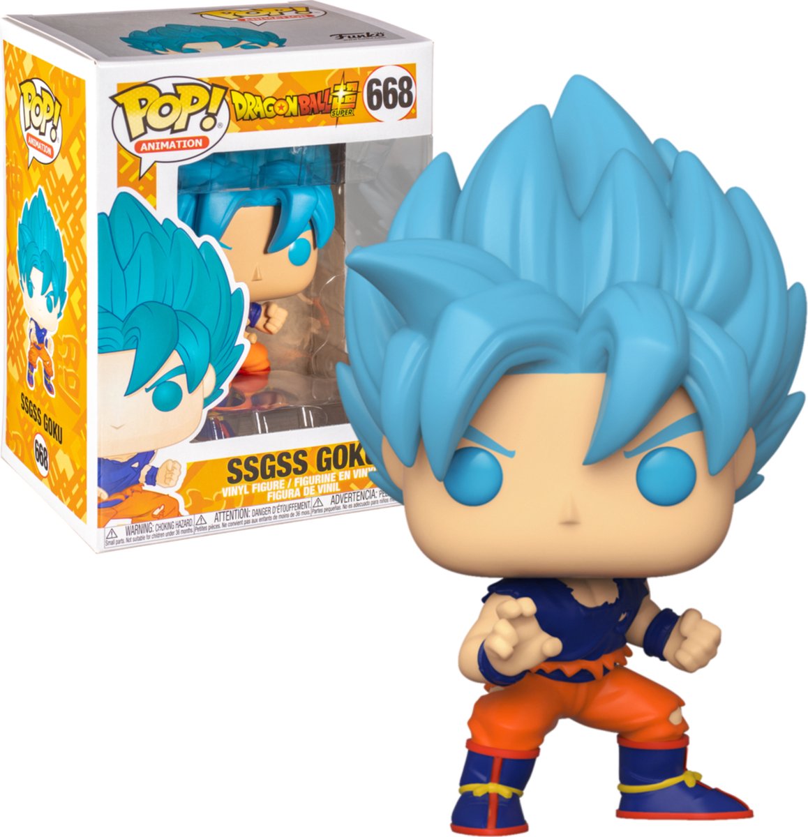 Funko Pop Dragon Ball Z #668 SSGS Goku Special Edition Vinyl