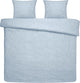 Damai ebba 2-Personen-Bettbezug-Set 200 x 200 cm, Bio-Baumwolle, Hellblau + 2 Kissenbezüge 60 x 70