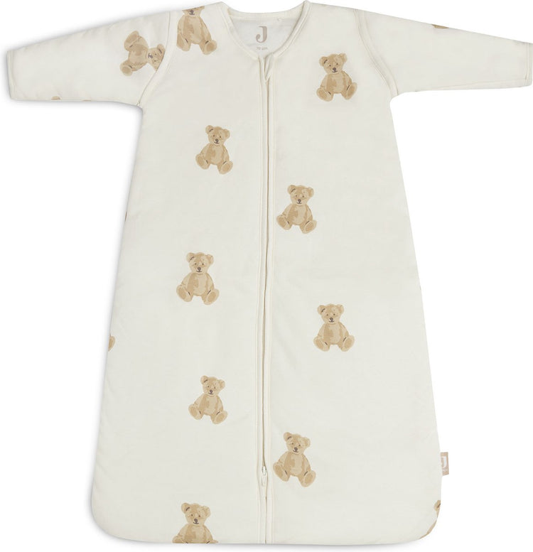 Jollein Babyschlafsack Winter mit abzippbarer Hülle – 70 cm – Teddybär – Winterschlafsack