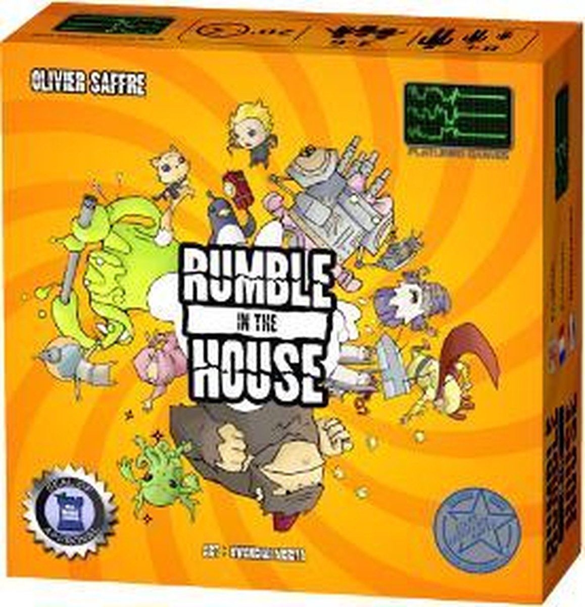 Im Haus toben Geronimo-Spiele