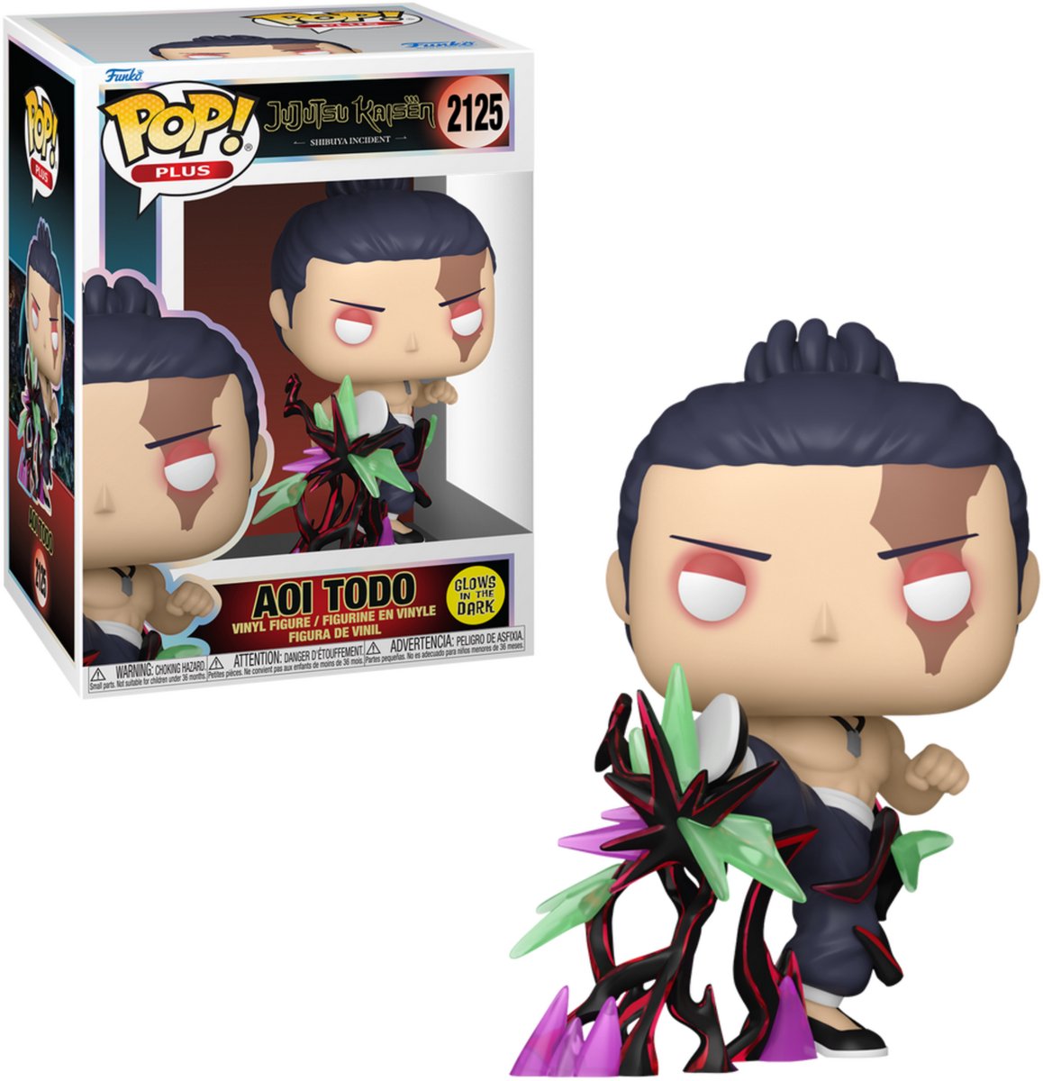 Funko Jujutsu Kaisen Aoi Todo (Kick) (im Dunkeln leuchtend) Vinylfigur 2125 Unisex Pop! - neutral - Standard
