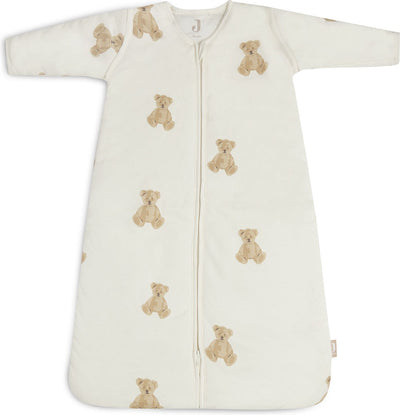 Jollein – Baby-Winterschlafsack mit abzippbarer Hülle (Teddybär) – Baumwolle – Baby-Winterschlafsack, Babyschlafsack – 90 cm