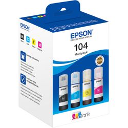 Tintenpatronen-Set Ecotank Epson 104 4-farbig