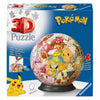 Ravensburger 3D Puzzle Ball Pokémon Charaktere, 54st.