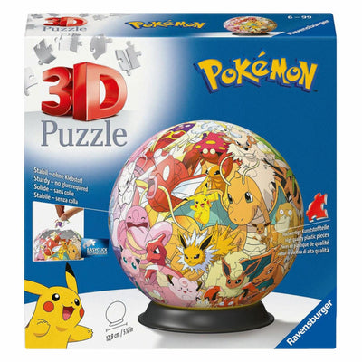 Ravensburger 3D Puzzle Ball Pokémon Charaktere, 54st.
