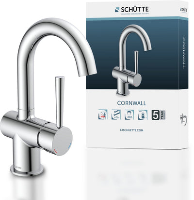 Schütte Schütte Washbe Mixer Cornwall Chrom -gelenkt