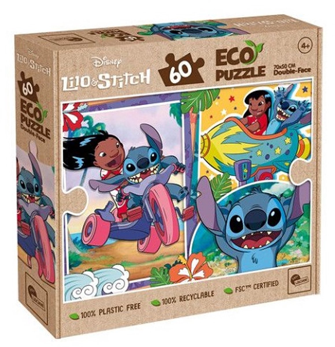 Lisciani Disney Eco Puzzle df Stich 60