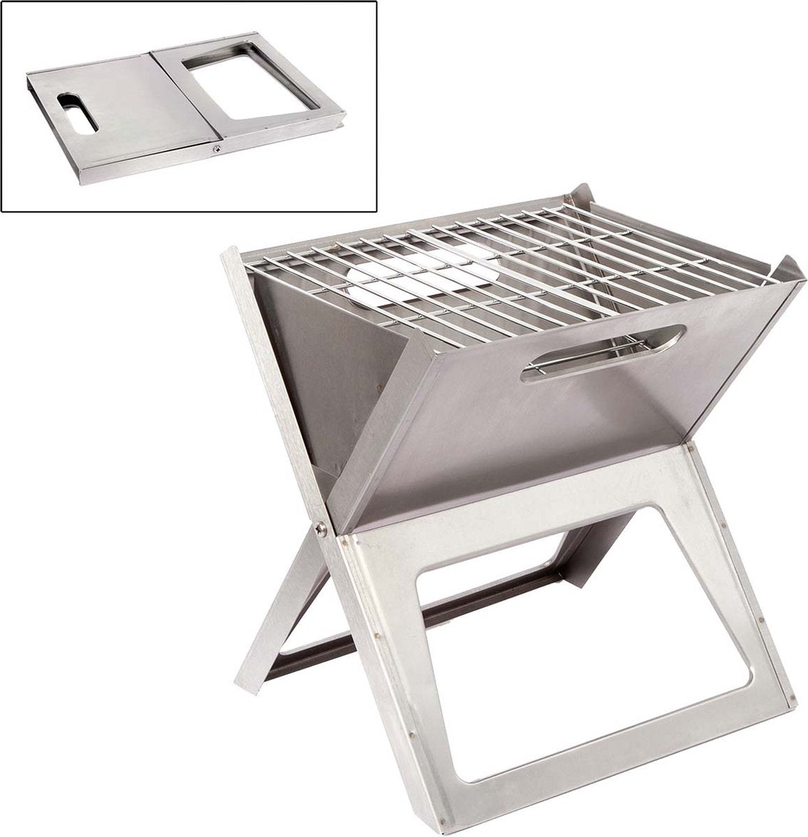 Bo-Camp – Grill – Notizbuch – kompakt – Holzkohle