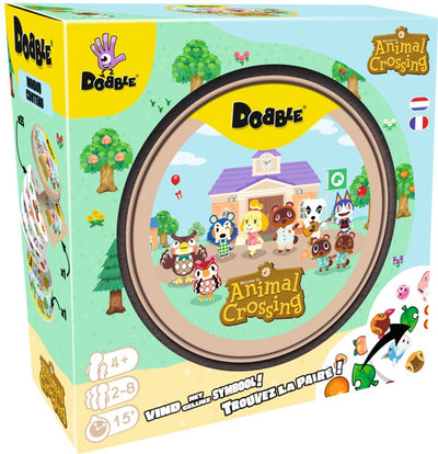 Zygomatic Brettspiel Studio Dobble: Animal Crossing | Niederländisch Französisch | Beobachtungs- und Reaktionsspiel | 2 bis 8 Spieler | ab 6 Jahren | 15 Minuten Spielzeit