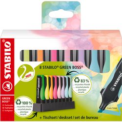 Stabilo Green Boss Deskset, 8st.