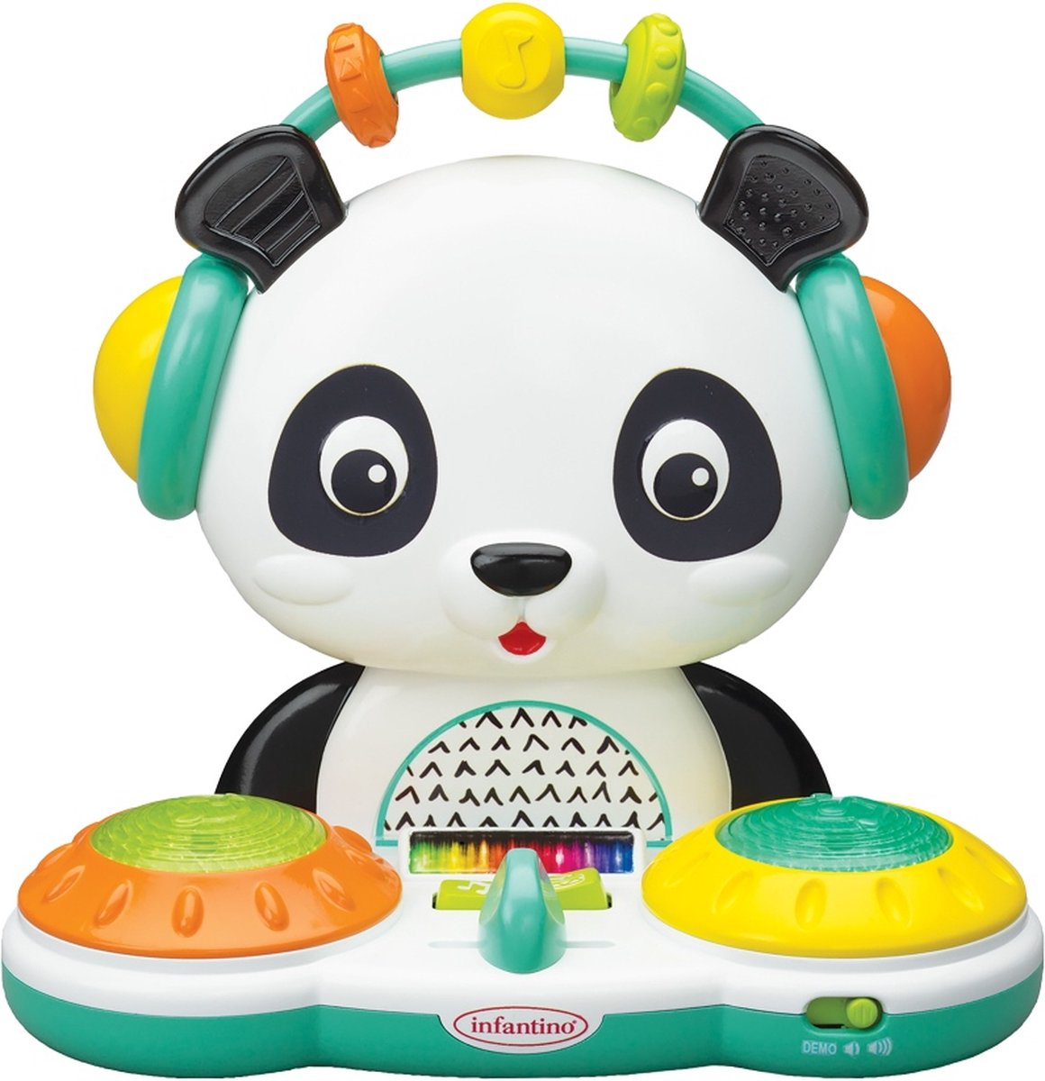 Infantino sensorisches Spin-Slide-DJ-Panda-Spielzeug BK-212017