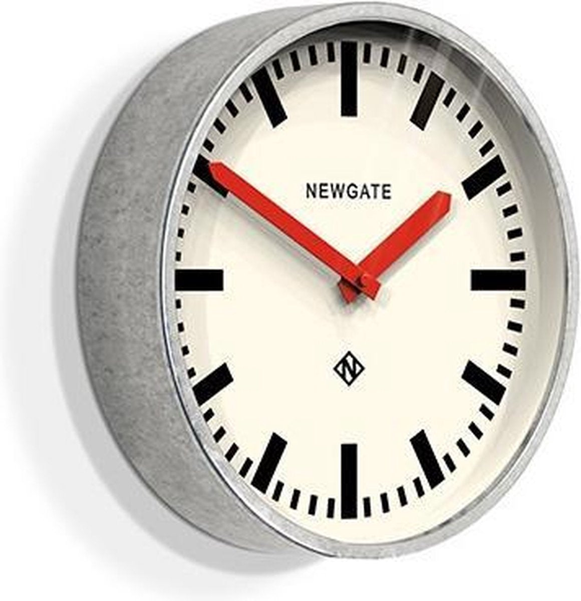 Newgate Gepäckwanduhr rot 30cm