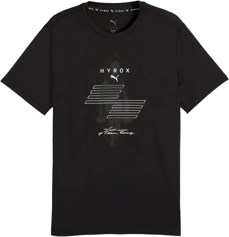 Puma x Hyrox Cloudspin Thermoadapt T-Shirt in Schwarz.