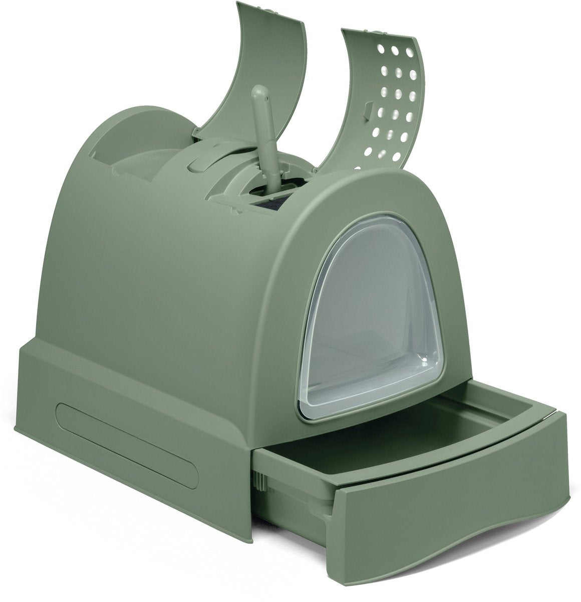 IMac Kattenbak Zuma mit Lade Green
