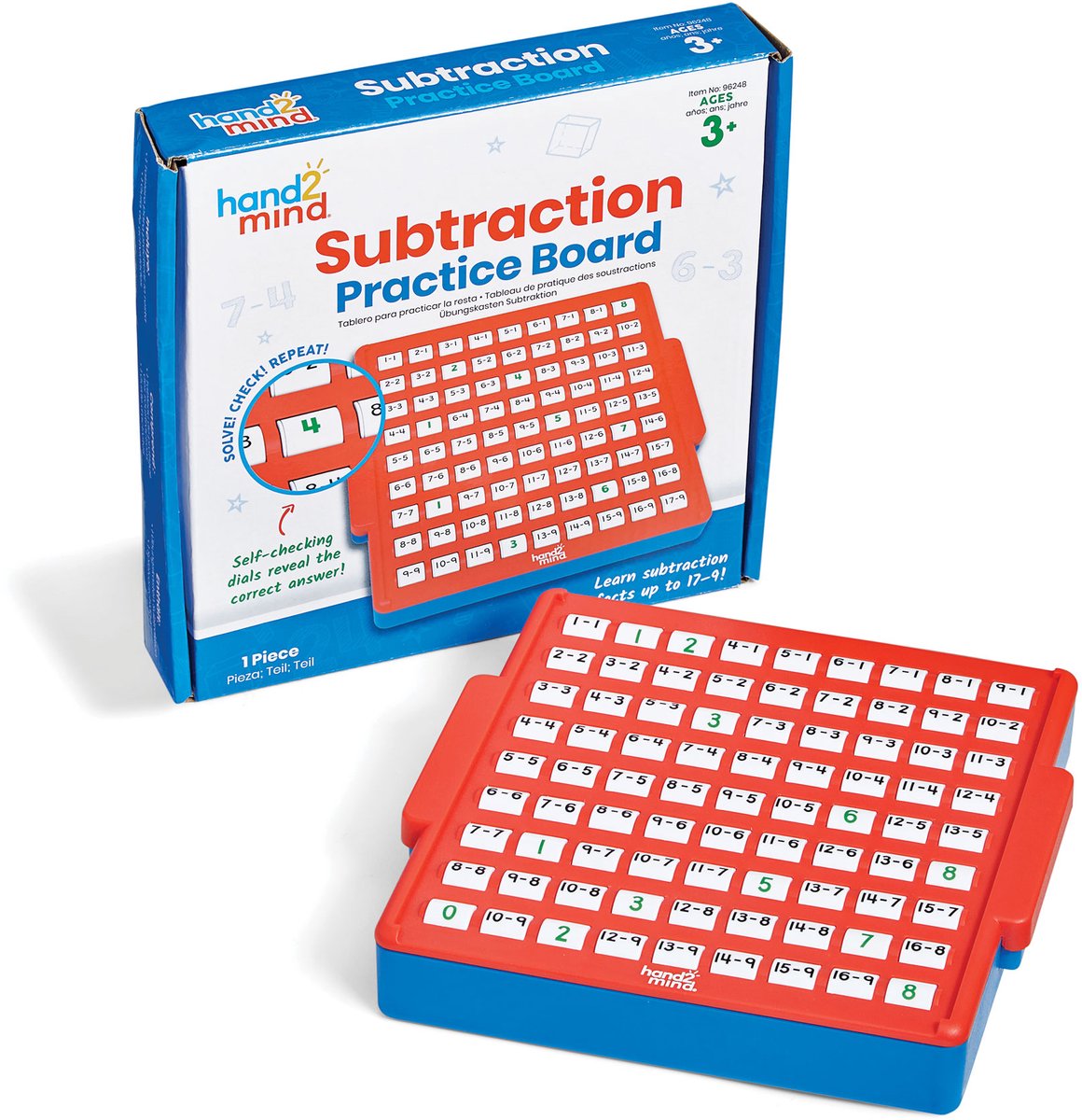 Lernressourcen interaktives Mathematikbrett – Subtraktion – Lernspielzeug. - 3+