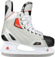 Nijdam Eishockeyschlittschuh - Polyester - Deluxe - Silber Schwarz - Größe 45