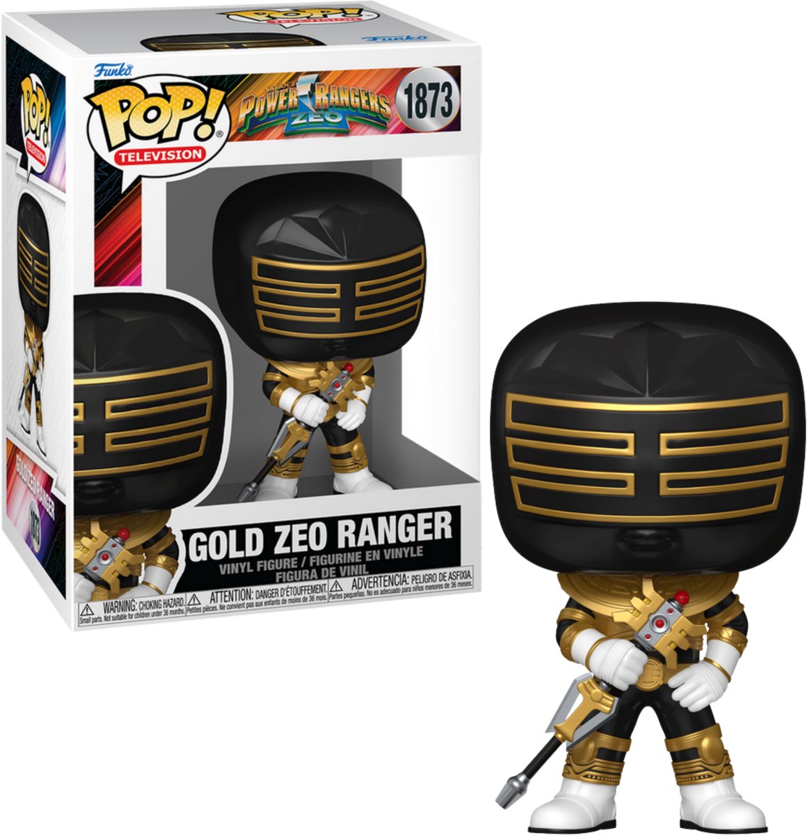 Funko Power Rangers Zeo Pop! Filme Vinylfigur Zeo Ranger Gold 9 cm Pop! Figur