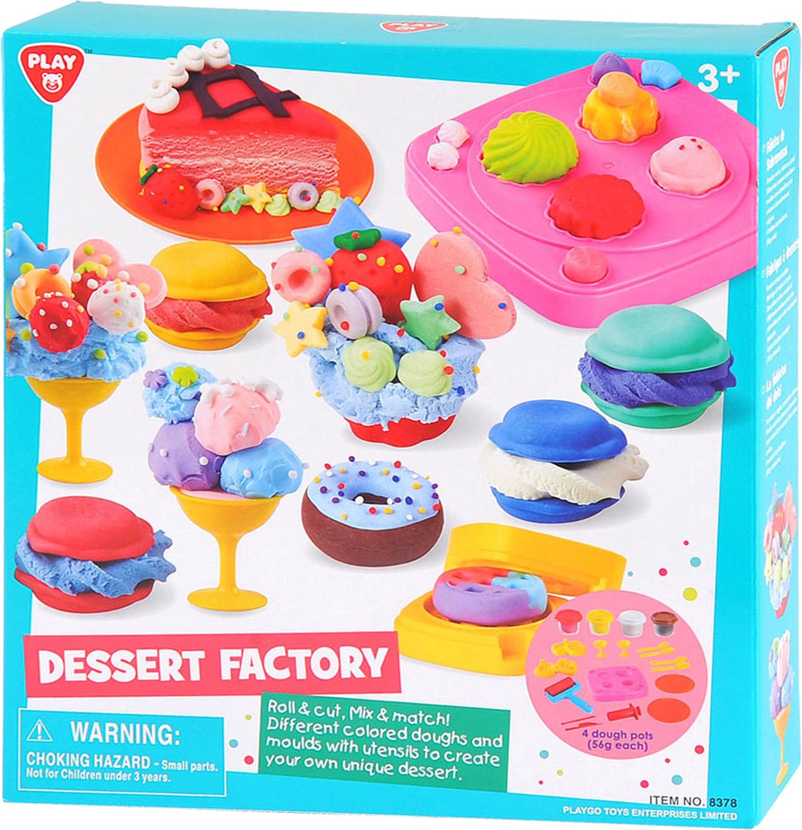 Spielen Sie Dessert Factory Kleiset, 4 Tongläser
