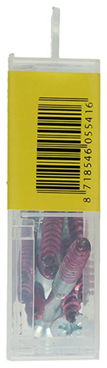 Rotadrill 1039823 - Universalschraube VK PZD VZ 6,0x80mm (12) | 6 Stück