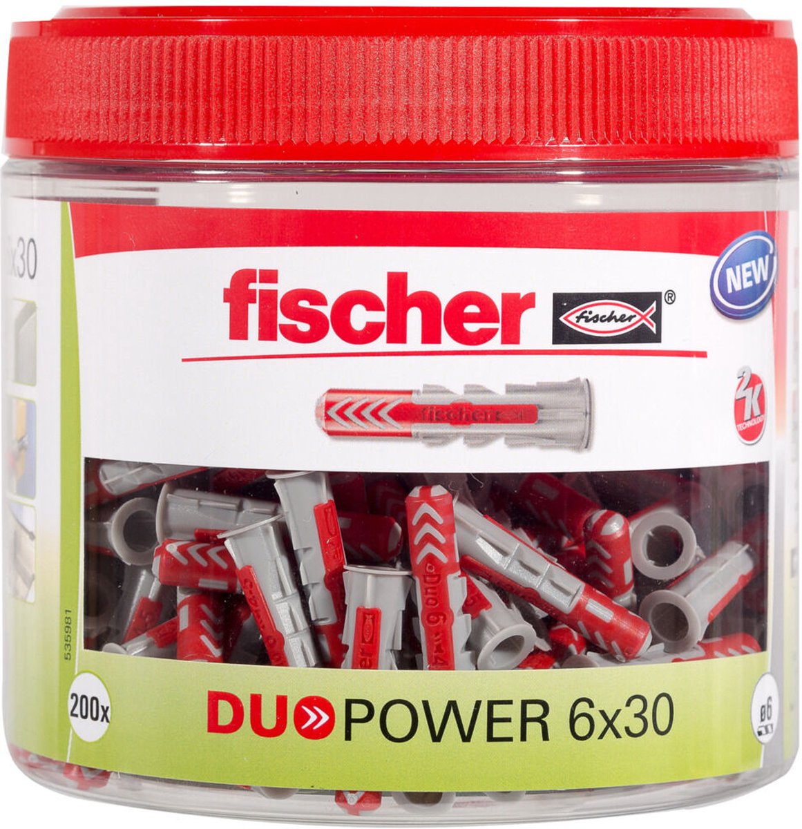Fischer 2-Komponenten-Dübel 30 mm 6 mm 535981 200 Stück