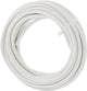 Q-Link-Haushaltskabel - flach - Belastbarkeit bis 1200 W - 2 x 0,75 mm² - 5 m - Weiß