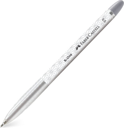Faber-Castell Kugelschreiber – K-One – 0,5 mm – Schwarz – Schachtel mit 10 Stück – FC-642099