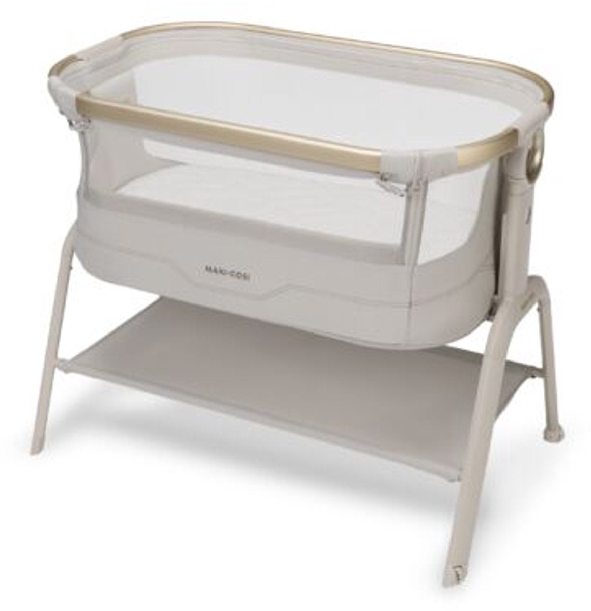 Maxi-cosi® maxi-cosi iora 2 – Beistellbett – Eleganz Beige – extra dicke Matratze (5 cm) – geeignet für 0 bis 9 kg
