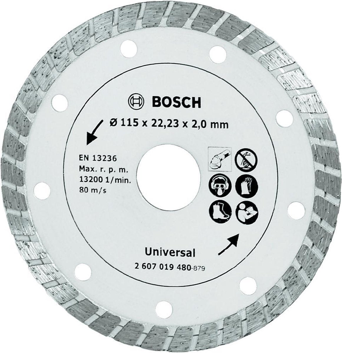 Bosch Diamantschleifscheibe - Turbo - 115 mm