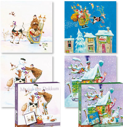 Marius van Dokkum Weihnachtskarten - Set 4