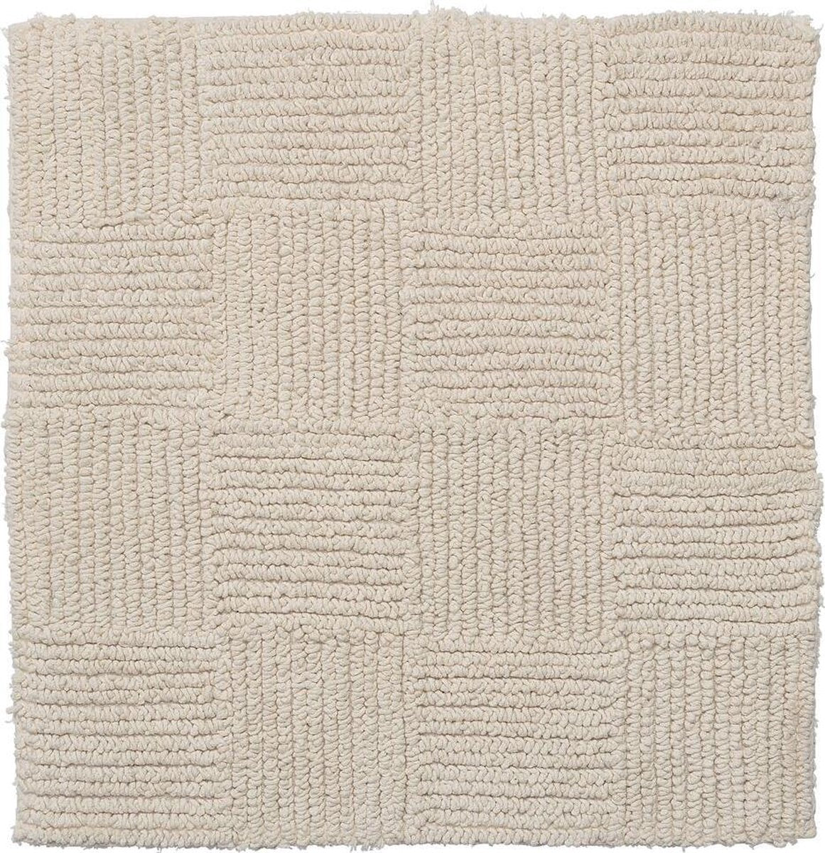 Sealskin - Reverse-Badematte 60x60 cm - Baumwolle - Sand