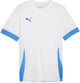 Puma Teamgoal Matchday Jersey Herren-Sportshirt – Weiß-Elektroblau-Limonade
