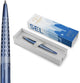 Parker Jotter-Kugelschreiber | Sonderausgabe | Seoul-Blau mit Chromdetails | mittlere Feder | blaue Tinte | Geschenkverpackung