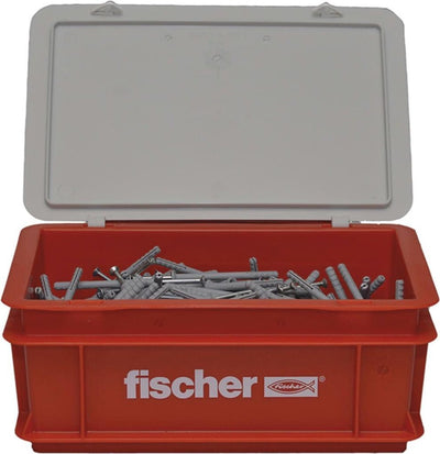 Fischer 523727 Nageldübel Schlagdübel NS mit Senkkopf im Karton – 6 x 60 mm (400 Stück)