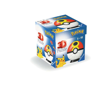 Ravensburger 3D Puzzle Ball Pokémon Pokébal, 54st.