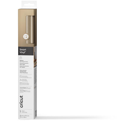 Cricut Smart Vinyl permanent 33 x 91 cm – Champagner, matt (1 Blatt)