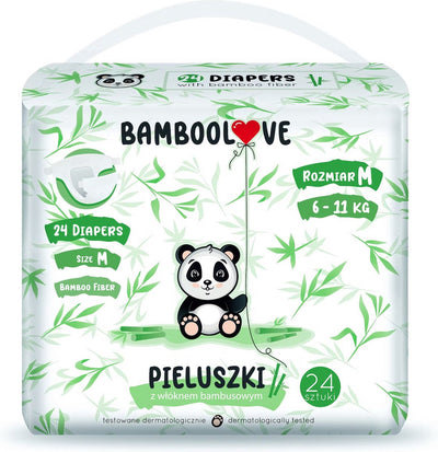 Bamboo Love Bambuswindeln Größe M | 3 Packungen | Bambusliebe | Babys