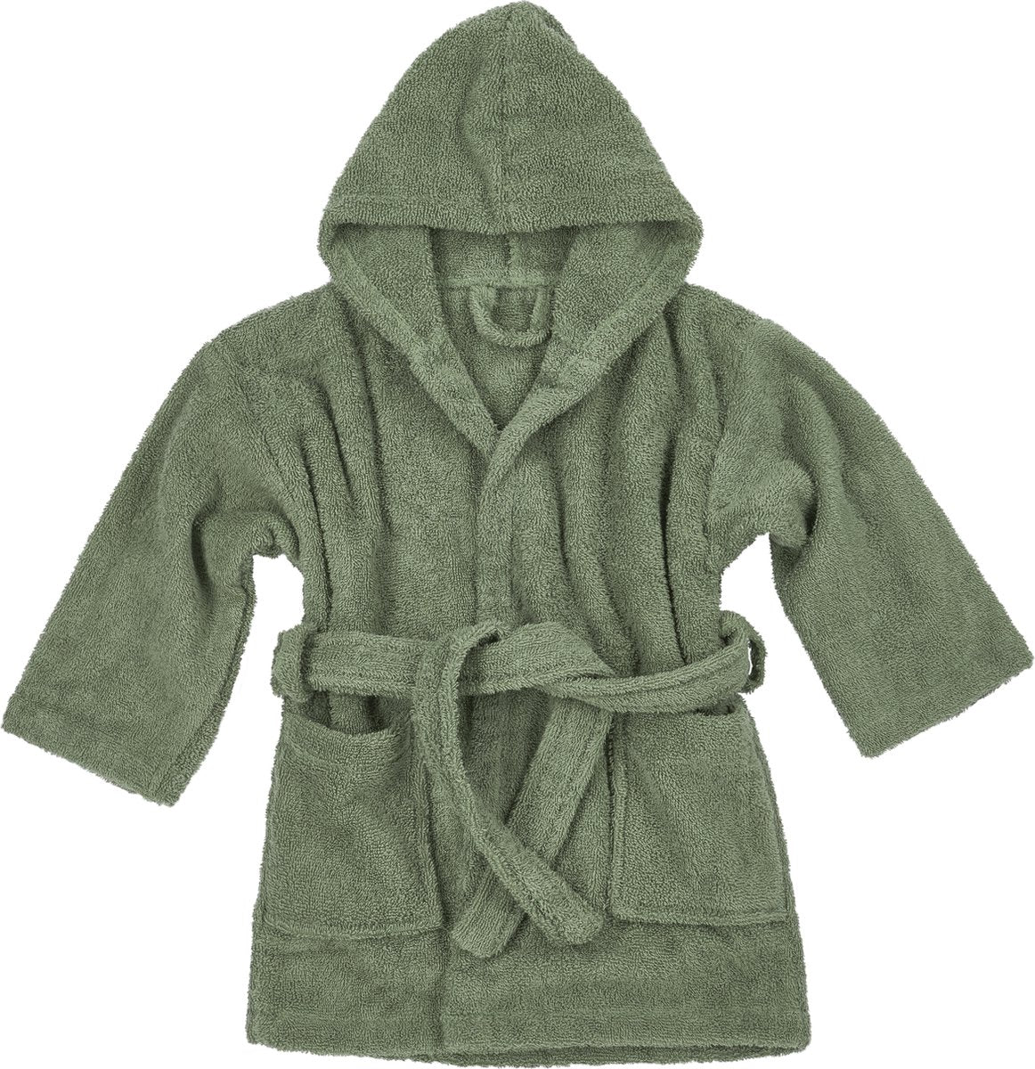 Meyco Baby-Uni-Bademantel – Frottee – Waldgrün – 86 92