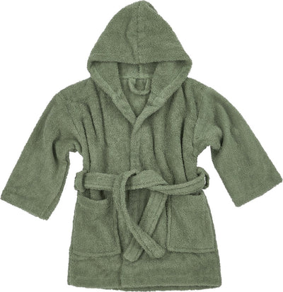 Meyco Baby-Uni-Bademantel – Frottee – Waldgrün – 86 92