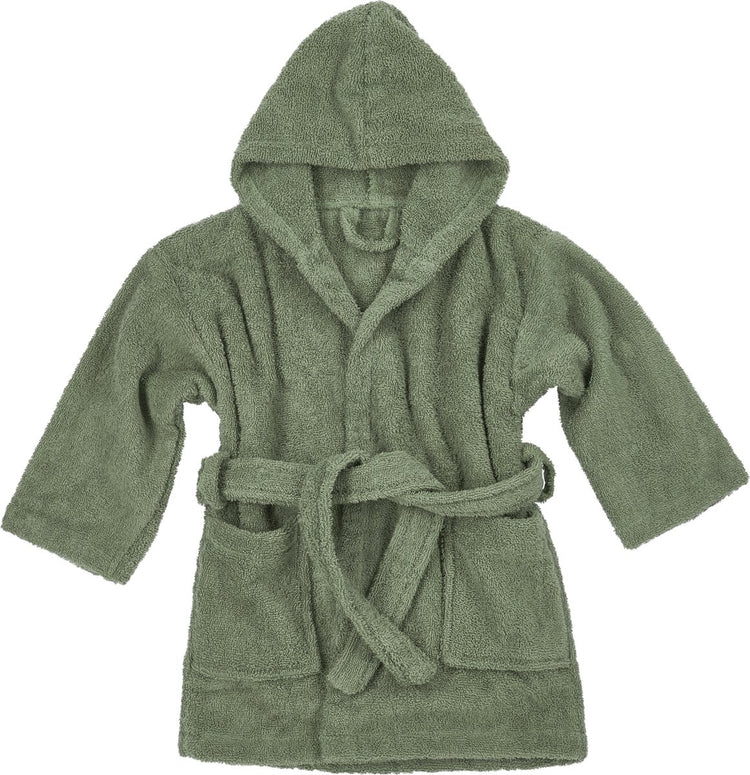 Meyco Baby-Uni-Bademantel – Frottee – Waldgrün – 86 92