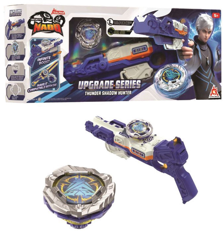 Infinity Nado – Metallkreisel und Blasterwerfer – Upgrade-Serie – leuchtender Kreisel Nado 7