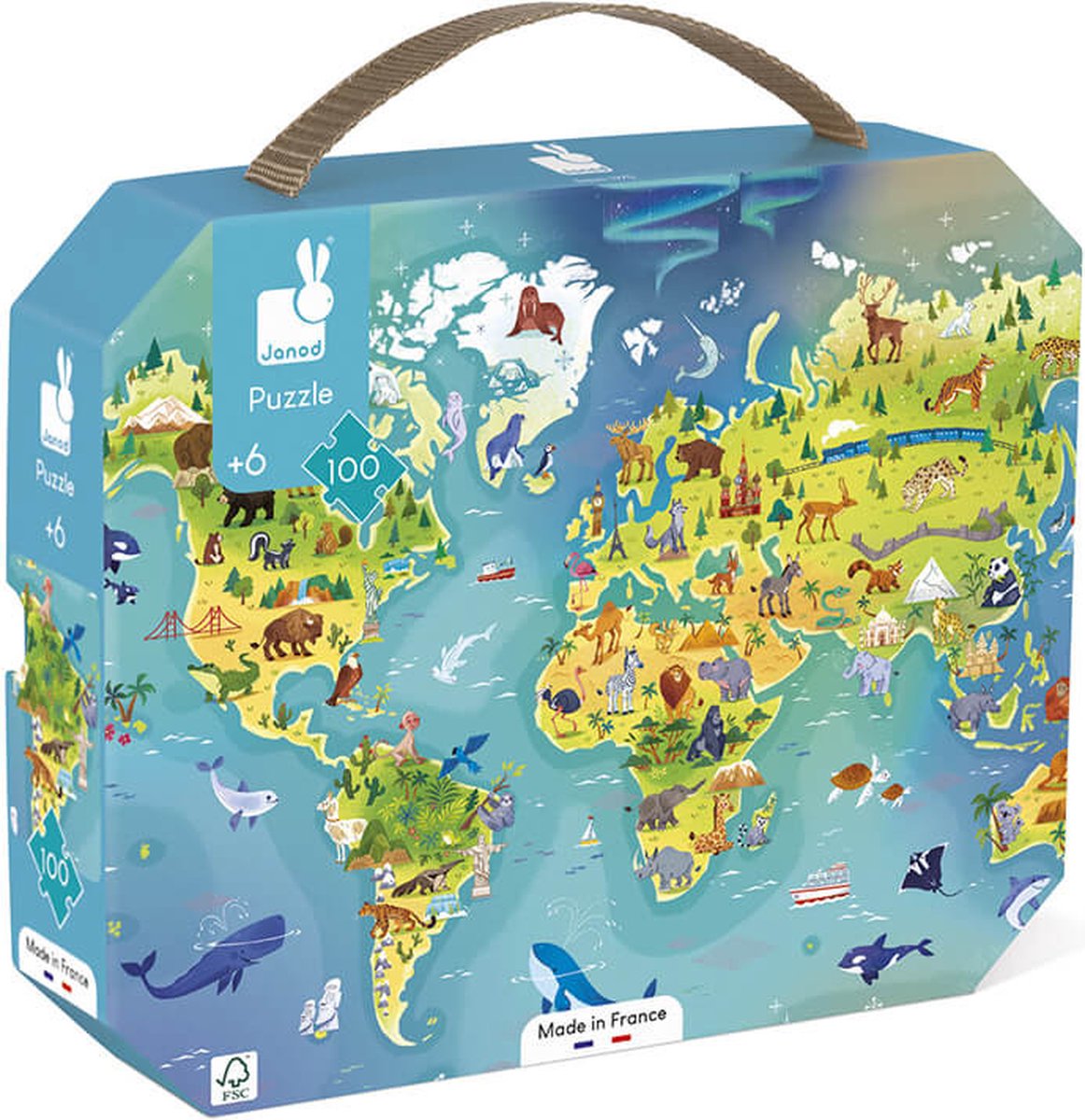 Janod – Puzzle – die Welt
