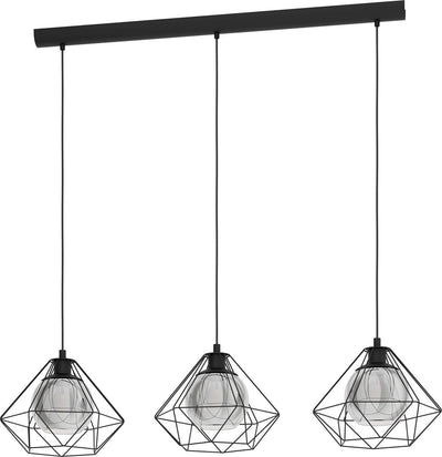 Eglo Vernham – Hängelampe – E27 – 114,5 cm – Schwarz