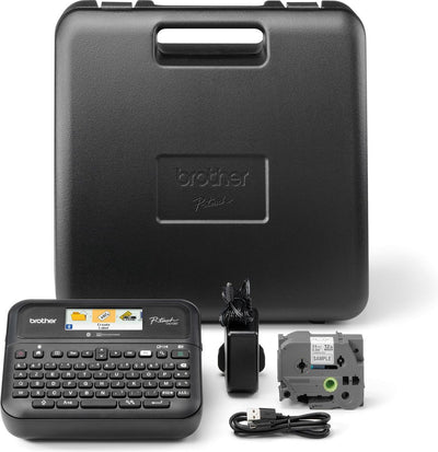 Brother PT-D610BTVP Thermoetikettendrucker – Azerty – 180 x 360 dpi – 30 mm Sek. – USB und Bluetooth – TZE-Bandkassetten