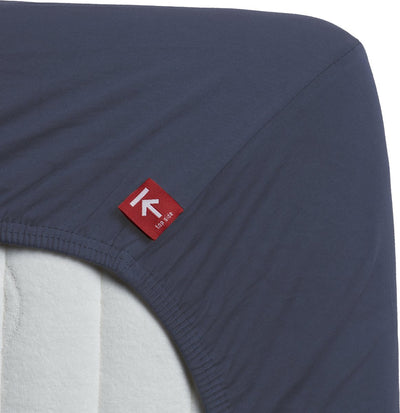 Beddinghouse – Jersey-Stretch – Spannbettlaken – 160 x 220 cm – Blau – Premium-Qualität