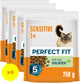 Perfect Fit Katzenfutter - Sensitive Adult - Truthahn - 4x750g