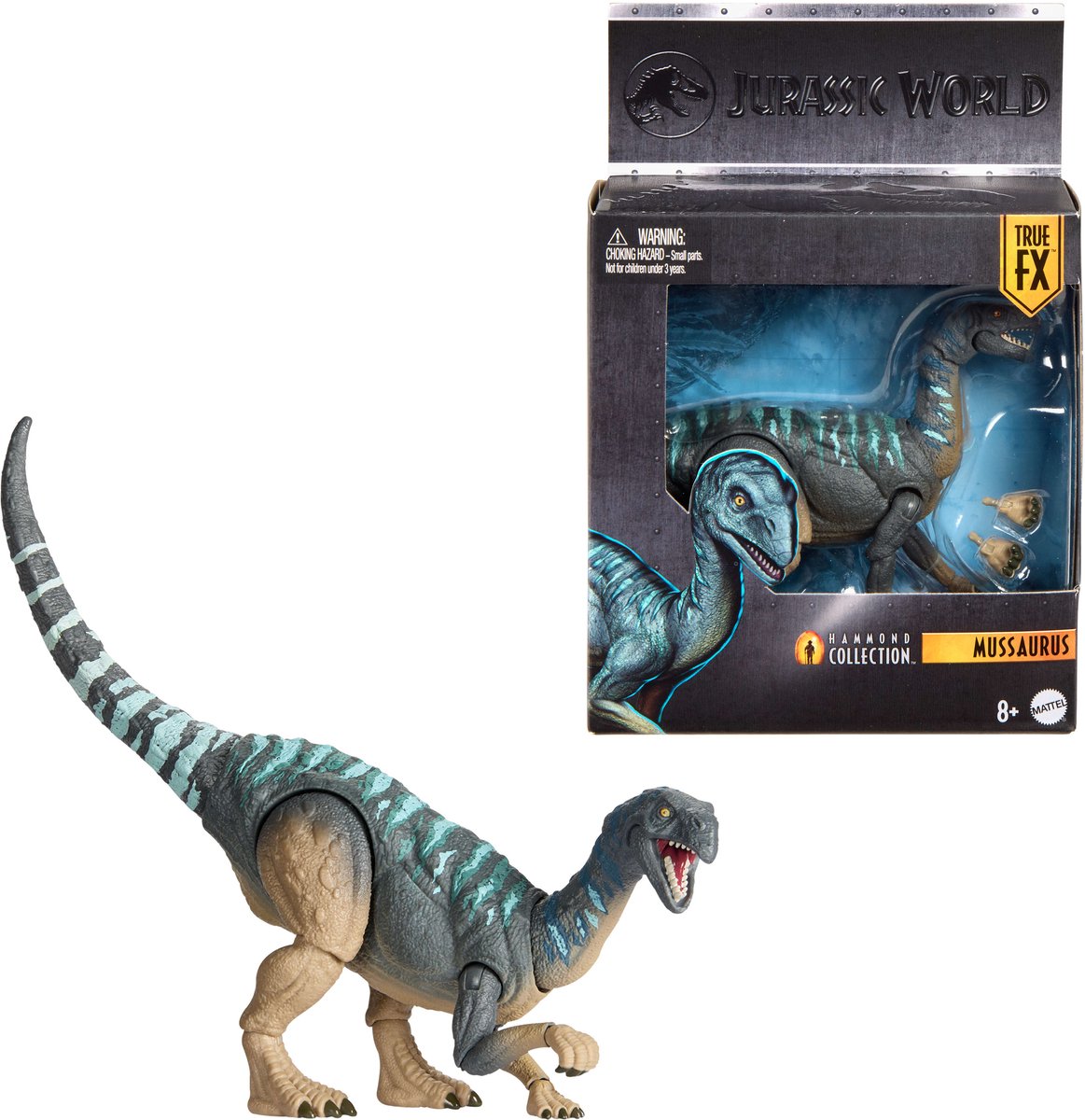Mattel Jurassic World Hammond Collection Actionfigur Mussaurus Actionfigur