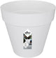 Elho Loft Urban Round 25 – Blumentopf für den Außenbereich – ø 24,5 x H 22,0 cm – weiß