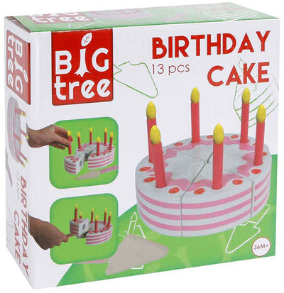 Big Tree Birthday Cart Hout, 13dlg.