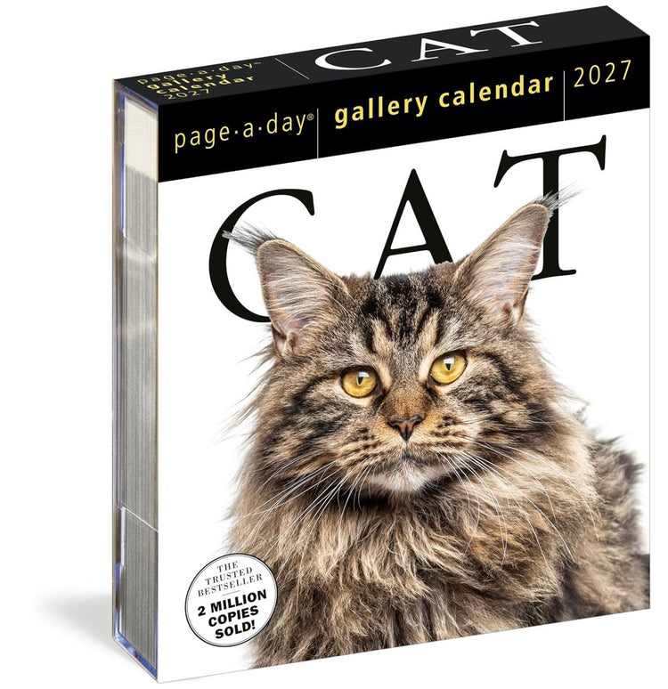 Cat page-a-day® Galeriekalender 2027